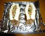おつまみにも！厚揚げのネギ味噌はさみ焼き作り方4写真