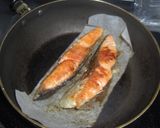 グリルがなくても☆フライパンで焼鮭作り方3写真