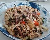 豆腐皮スライスで上海風焼きそば作り方6写真