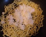 簡単♡ねぎそば飯の千切りキャベツのせ作り方2写真