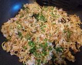 簡単♡ねぎそば飯の千切りキャベツのせ作り方5写真