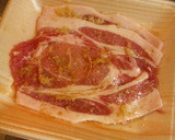 生姜みぞれだしdeもち豚の生姜焼き丼作り方1写真
