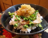 生姜みぞれだしdeもち豚の生姜焼き丼作り方8写真