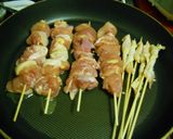 フライパンで塩焼き鳥！カリっ！ジュワ～作り方4写真