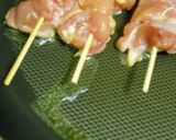 フライパンで塩焼き鳥！カリっ！ジュワ～作り方5写真