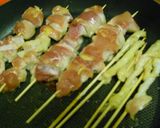 フライパンで塩焼き鳥！カリっ！ジュワ～作り方6写真