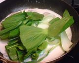 ホタテと青梗菜のクリーム煮作り方3写真