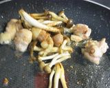 ほめられパスタ☆きのこと鶏肉のバター醤油作り方7写真