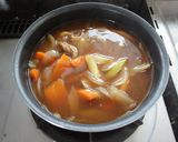 野菜たっぷりカレーそば作り方4写真