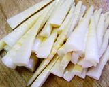 姫筍と豚肉の中華煮作り方1写真