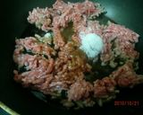 大葉入り♬豆腐と肉そぼろの✿焼き団子✿作り方2写真