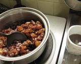 マクロビ☆デーツ餡おまけの小豆ドリンク作り方3写真