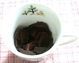 レンジで40秒☆焼きチョコなクッキー作り方1写真