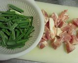 鶏ももとにらの甘辛炒め作り方1写真