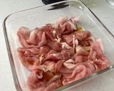 レンチン　青椒肉絲作り方1写真