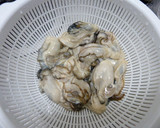 牡蠣の酒蒸し～柚子こしょう風味作り方1写真