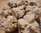 米粉で作る林檎とシナモンの蒸しパン作り方12写真