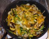 ゴーヤ・茄子・玉葱・豚肉・卵の甘味噌炒め作り方5写真