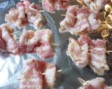 韓国風　簡単レシピ　豚バラの串焼き作り方2写真