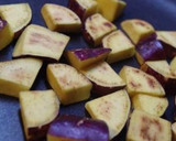 サツマイモとブロッコリーとひじきの和え物作り方1写真