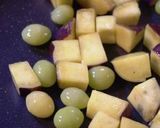 サツマイモと銀杏のごま油炒めと白和え作り方2写真