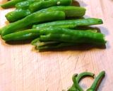 ししとうの葱味噌和え作り方1写真
