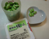 残った枝豆と豆腐で「ずんだ枝豆豆腐」作り方1写真