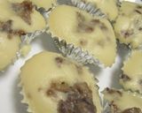 デーツ小豆餡のもちもち米粉蒸しパン作り方3写真