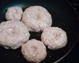 フライパン焼いて煮込む豆腐ハンバーグ作り方2写真