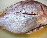 鯛のハーブ焼き・片づけ簡単ウロコとり作り方4写真