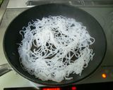 ごぼうと牛肉のピリ辛炒め作り方3写真