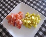 林檎とさつま芋のパウンドケーキ♪作り方1写真