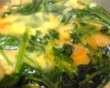 〜お揚げ丼〜ほうれん草と油あげの卵とじ作り方6写真