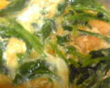 〜お揚げ丼〜ほうれん草と油あげの卵とじ作り方7写真
