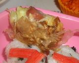 卵白１個分で　お弁当のお好み焼き♪作り方4写真