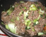 青梗菜どんぶり作り方3写真