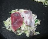 黒豆入りお好み焼き★作り方3写真