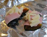 簡単★かぼちゃのハムチーズ焼き作り方2写真