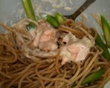 レンジで簡単☆鮭のレモンクリームパスタ作り方7写真