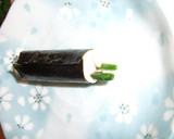 弁当♪魚ニソとほうれん草のチーズのり巻き作り方6写真