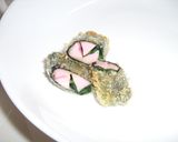 弁当♪魚ニソとほうれん草のチーズのり巻き作り方8写真