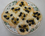 黒豆とサツマイモの餃子皮ピザ作り方8写真