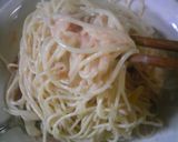 ＊我が家の明太子スパ☆マヨ柚子風味＊作り方2写真