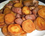 かぼちゃとベーコン焼肉のタレ炒め♬作り方10写真