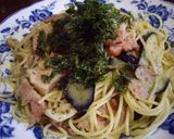 バジルクリーム岩のりパスタ作り方4写真