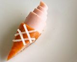 ＊キャラおかず＊　ソフトクリーム♪作り方3写真