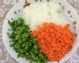 野菜たっぷり☆ミートオムレツ作り方1写真