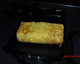 お弁当に♪混ぜ込みワカメで厚焼き卵作り方5写真