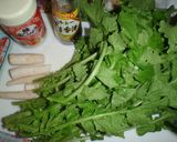 シンプル★美味しい★大根菜のゴマ油炒め作り方1写真