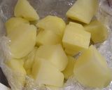 簡単！田楽風！じゃがいもの梅味噌焼き★゛作り方1写真